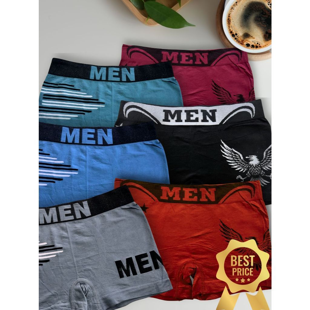 Kit 2, 5 e 10 Cuecas Boxers Masculina Cueca MEM sem costura Adulto de Microfibra Original