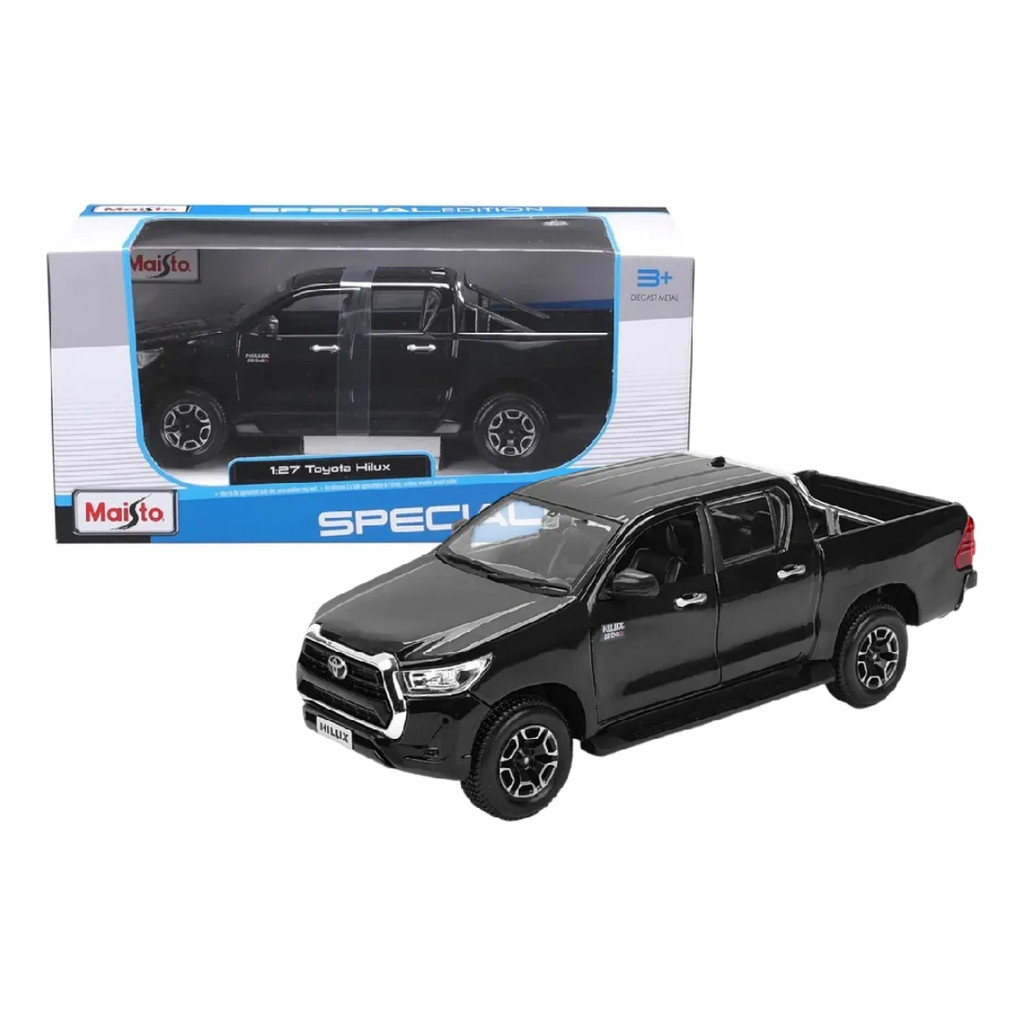 Miniatura Carro Toyota Hillux Caminhonete 1:27 Grande Maisto