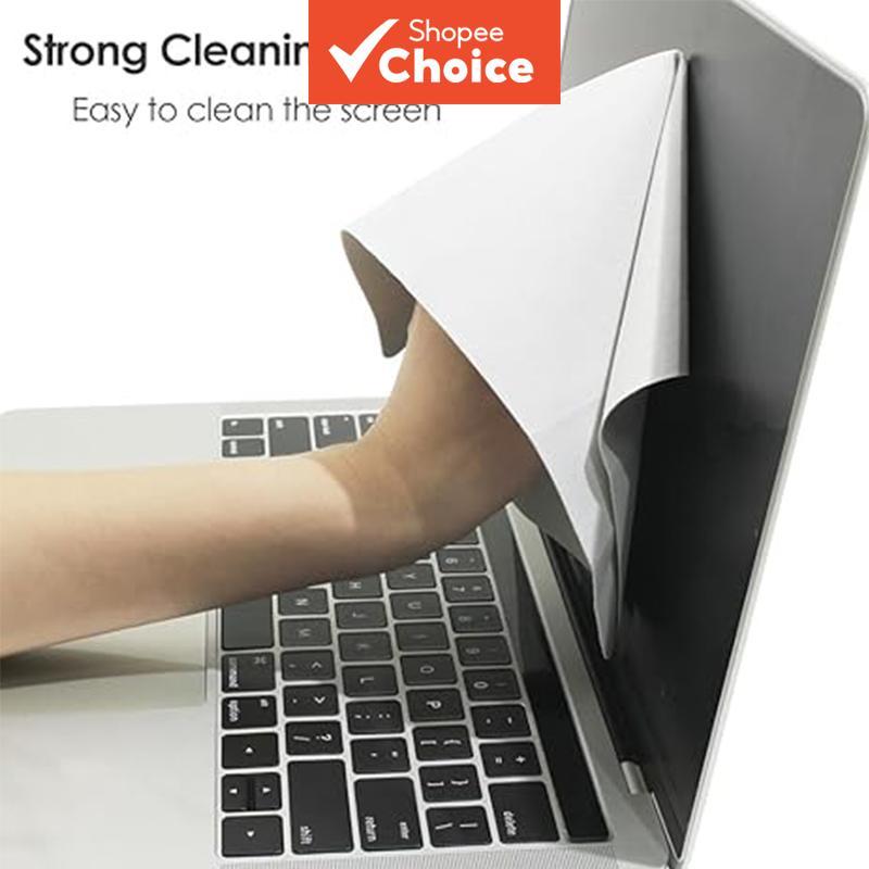 Capa de Teclado para Notebook Película Protetora de Microfibra à Prova de Poeira Pano de Limpeza de Tela de Laptop para