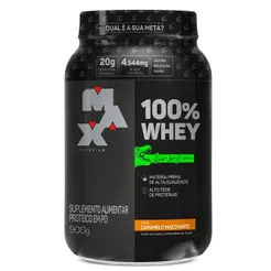 100% Whey Dino Pote 900g - Max Titanium