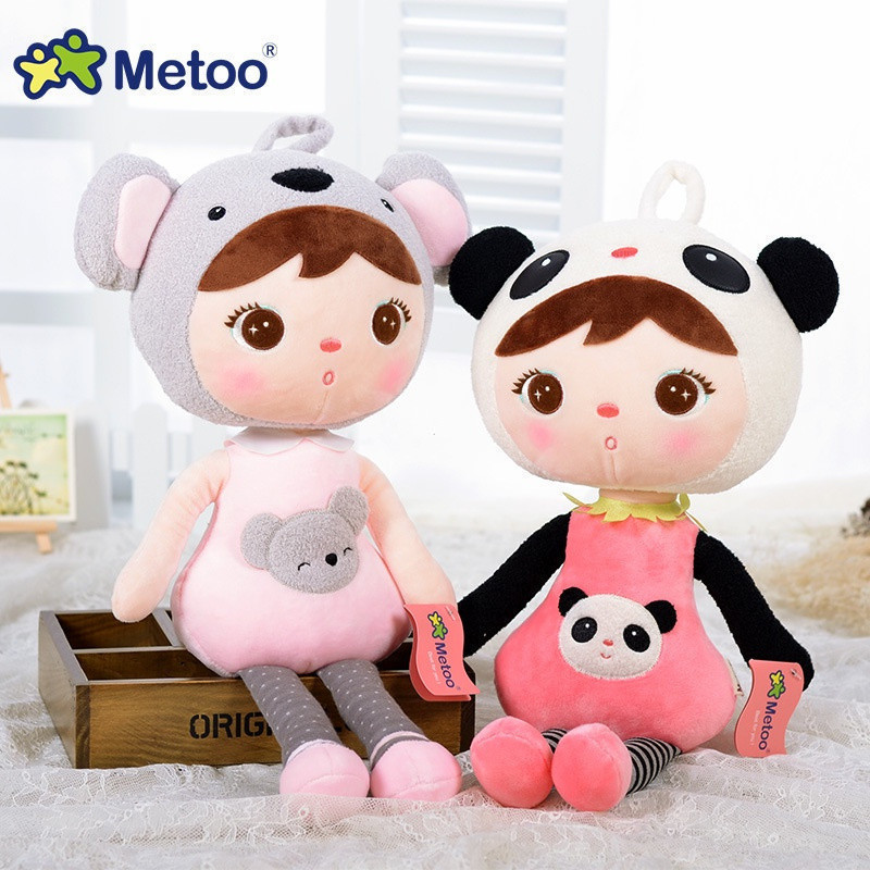 Boneca Metoo 45cm, pelúcia de coala panda, brinquedo infantil