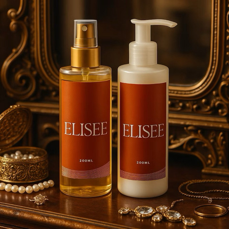Kit Elisee Mulher Poderosa - Body Splash e Creme Hidratante Corporal 200ml Cada Feminino