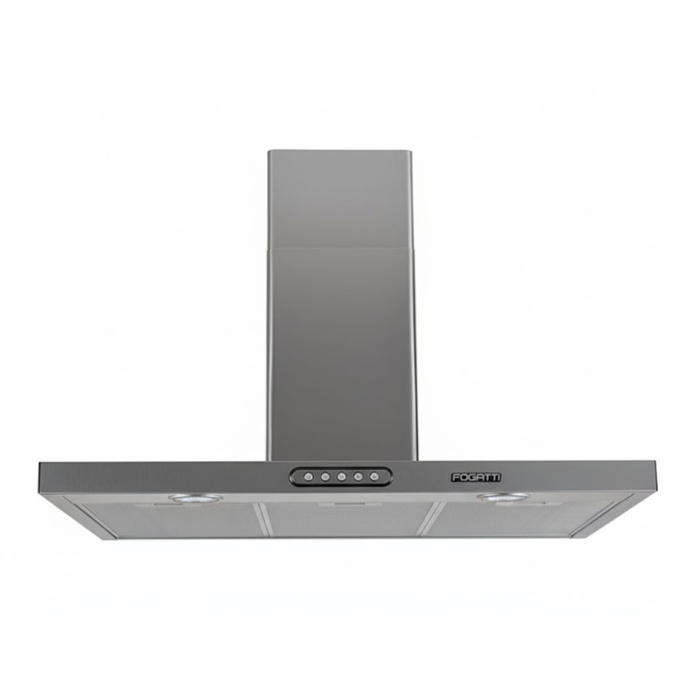 Coifa de Parede 90cm Retangular Duto Slim Fogatti Inox