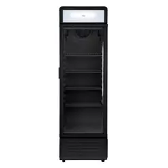 Expositor Refrigerador Vertical Porta de Vidro HQ 320 Litros Preto HQ-320REVPVX
