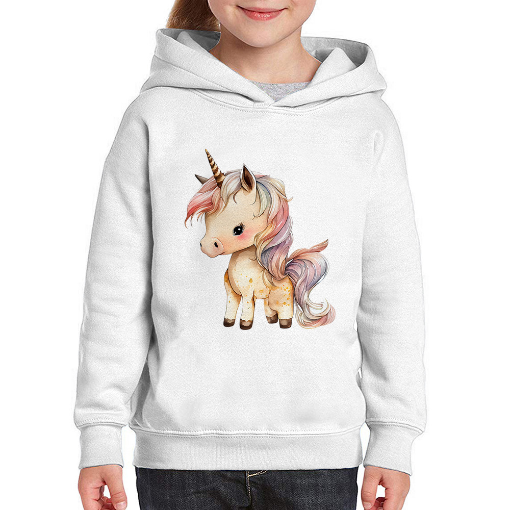 Moletom Infantil Unicórnio Desenho Blusa Frio