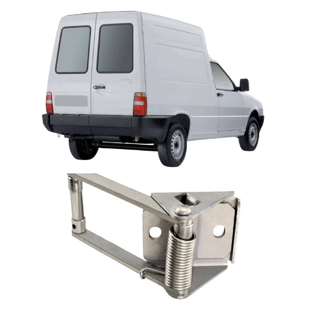 Limitador Porta Traseira Com Mola Fiorino 1985 A 2013 Lado Direito