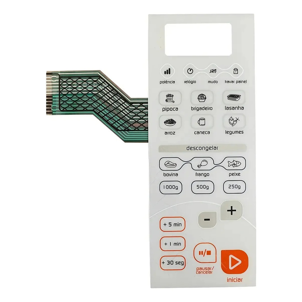 Membrana Micro-ondas Para Brastemp Bms26 Bms 26ab Branca