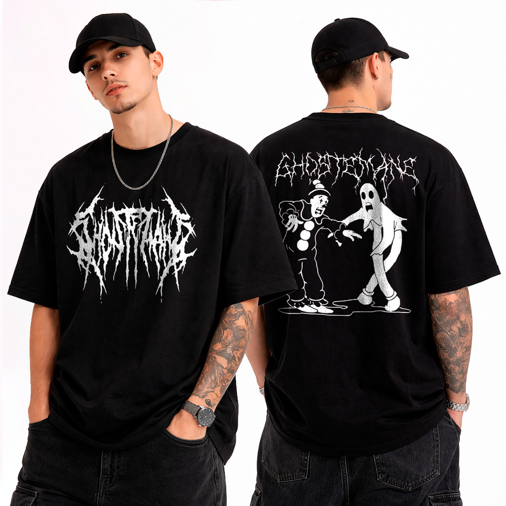 Camiseta Algodão Unissex Estética Gótica de Ghostemane FC Camisa Masculina T-Shirt Feminino