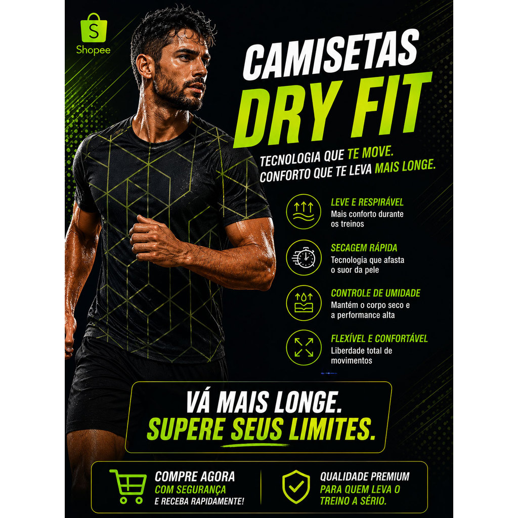 Camiseta Personalizada Dry Fit, Uniformes para Empresas, Criamos do seu Jeito