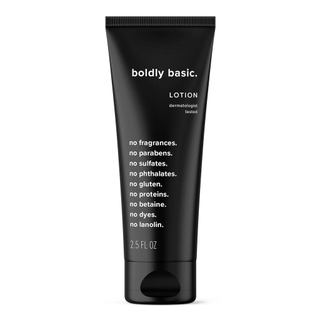 Loção Sem Fragrância Boldly Basic - Hidratante para Pele Seca e Sensível - Não Oleosa - Sem Perfume - Testada por Dermat