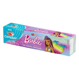 Gel Dental Condor Barbie Kids 50gr Tutti-frutti em Oferta na Shopee