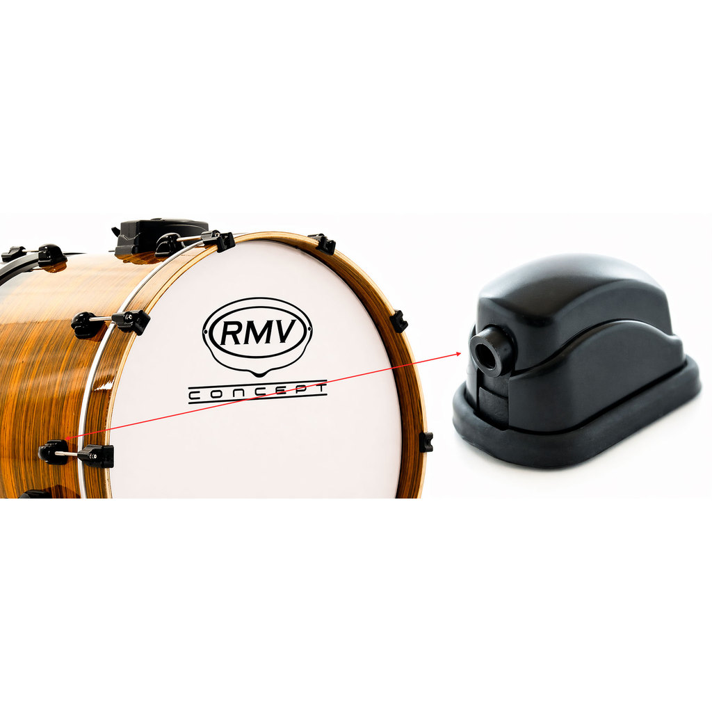 CANOA SIMPLES PARA BUMBO MODELO CONCEPT - PRETA PAC120PR