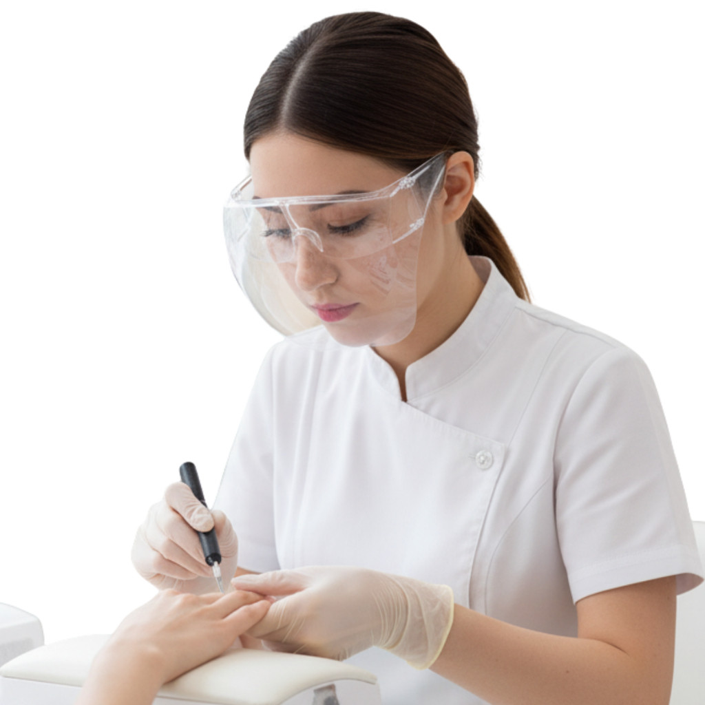 Máscara de Proteção Facial Transparente Profissões Olhos Nariz Boca E Não Embaça