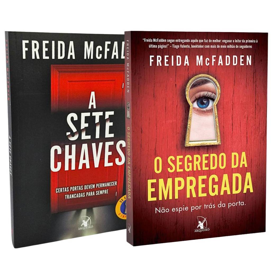 O Segredo da Empregada + A Sete Chaves - Suspense Psicológico - Freida McFadden - Kit 2 Livros