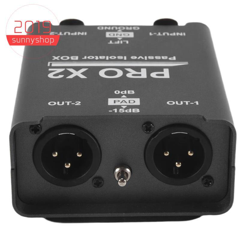 [Bestseller S] Novo Isolador De Áudio Bidirecional , Eliminador De Corrente , XLR 6.5 , Permalloy , Mixer De Transmissão