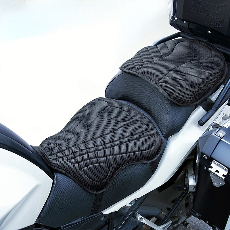 Almofada 3D para Motocicleta, Dupla ou Simples, Proteção Solar, Isolamento Térmico e Respirabilidade OGKS