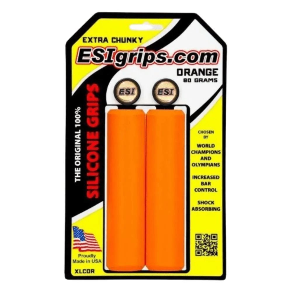MANOPLA ESI GRIPS EXTRA CHUNKY LARANJA 34MM SILICONE MTB