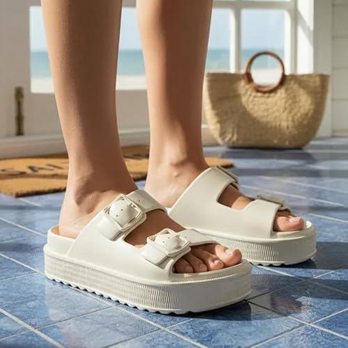 Sandália Feminina Moleca Birken Macia Leve Confortável Casual Passeio Chinelo Plataforma Pode Molhar 5577100