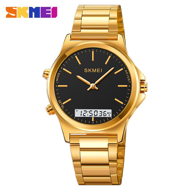 Relógio Relógios Esportivos SKMEI De Pulso À Prova D'água Para Homens reloj hombre 3 Time Back Light Display Digital Chr