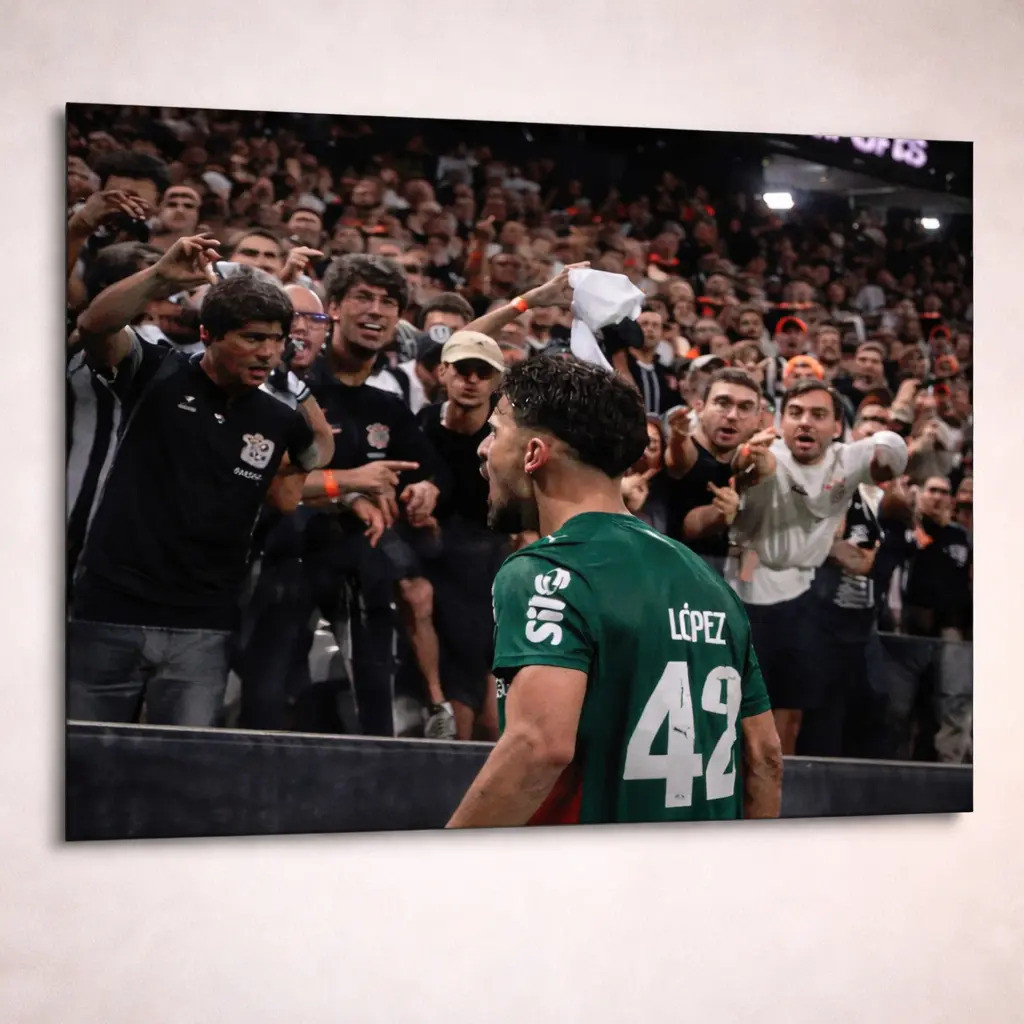 Quadro Decorativo Palmeiras 40x60 Derbi 2026 Paulistão