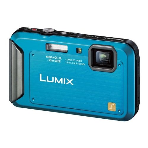 [used] Panasonic Digital Camera LUMIX Waterproof Model Coral Blue DMC-FT20-A