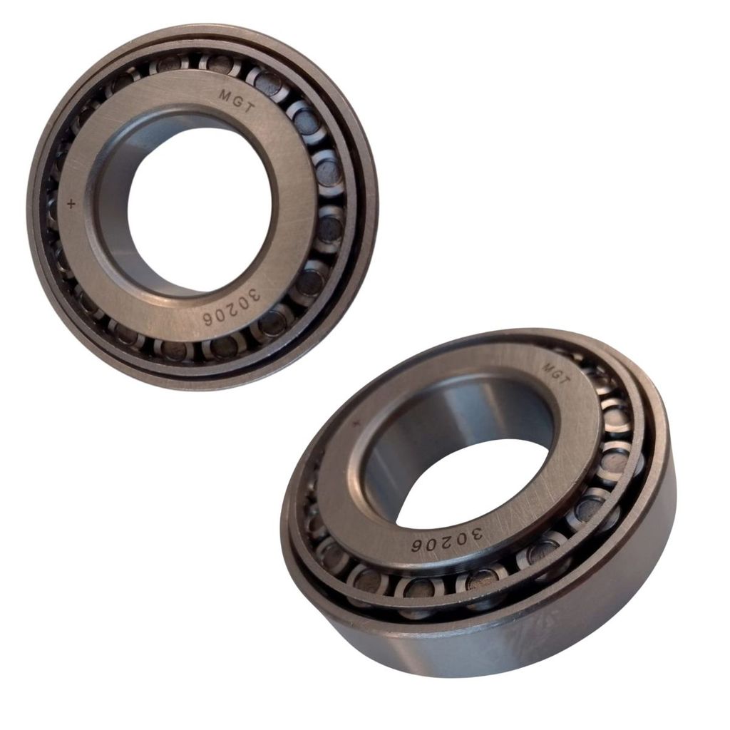 kit 2 Rolamento Rolo Cônico 30206 Betoneira Menegotti 120L 150L Prime Premium Top1000 22020604