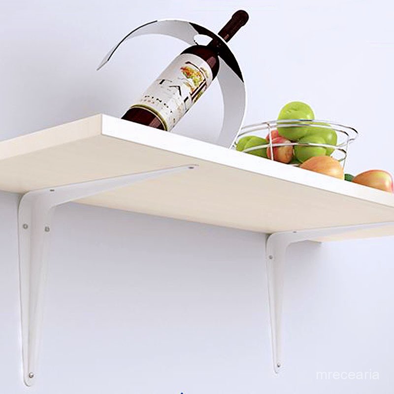 5/6/7 PcsSuporte Para Prateleira MãO Francesa, Cantoneira Branco