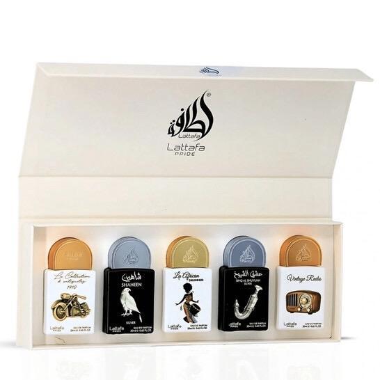 Kit miniatura Lattafa 5x20ml Eau de parfum limitado Original