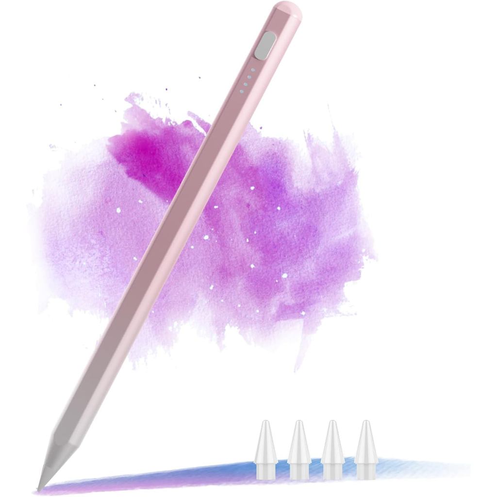 Caneta Stylus para iPad 9ª e 10ª Geração, Indicadores de Bateria, Apple Pencil c