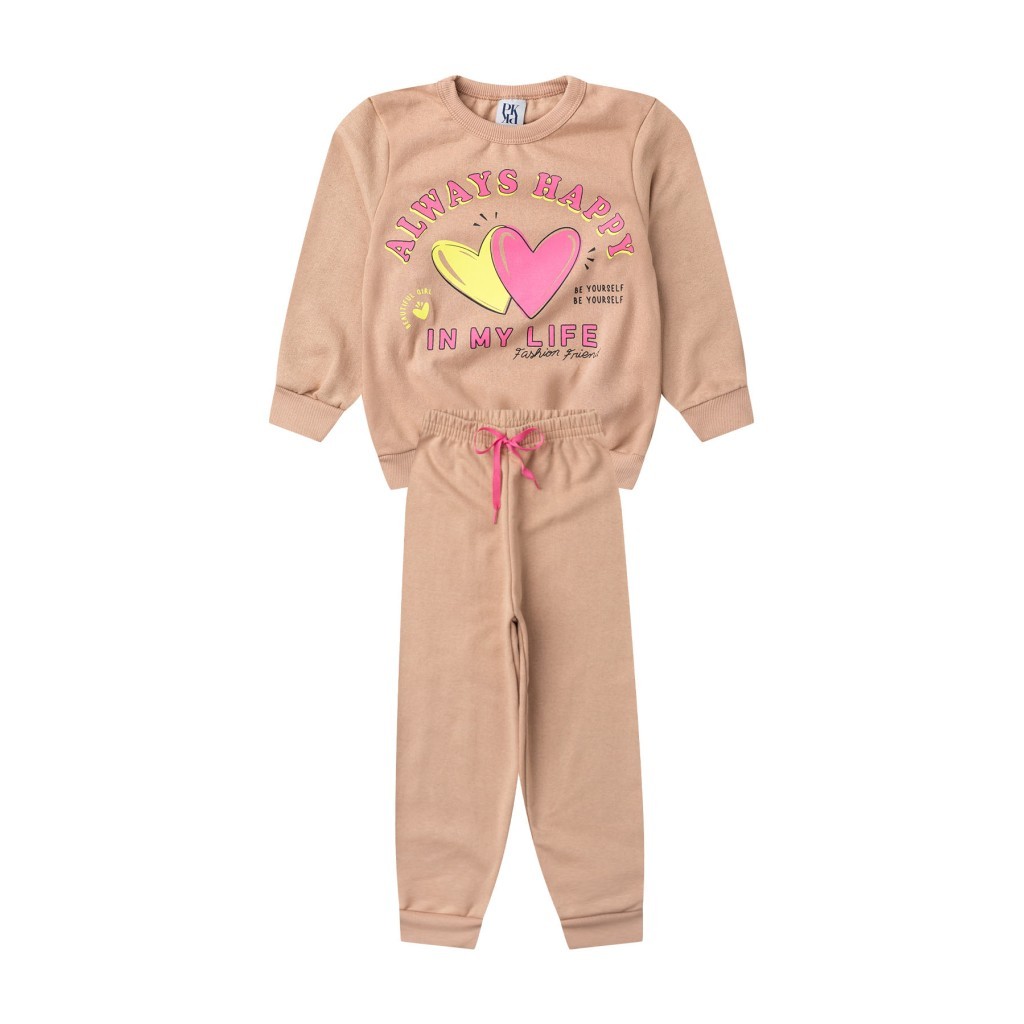 Conjunto Feminino Infantil Amiga Da Moda