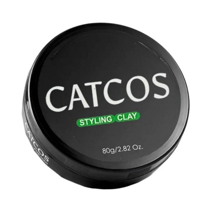 Cera Matte Catcos Styling Clay 80gr Pomada Modeladora Cabelo Masculino