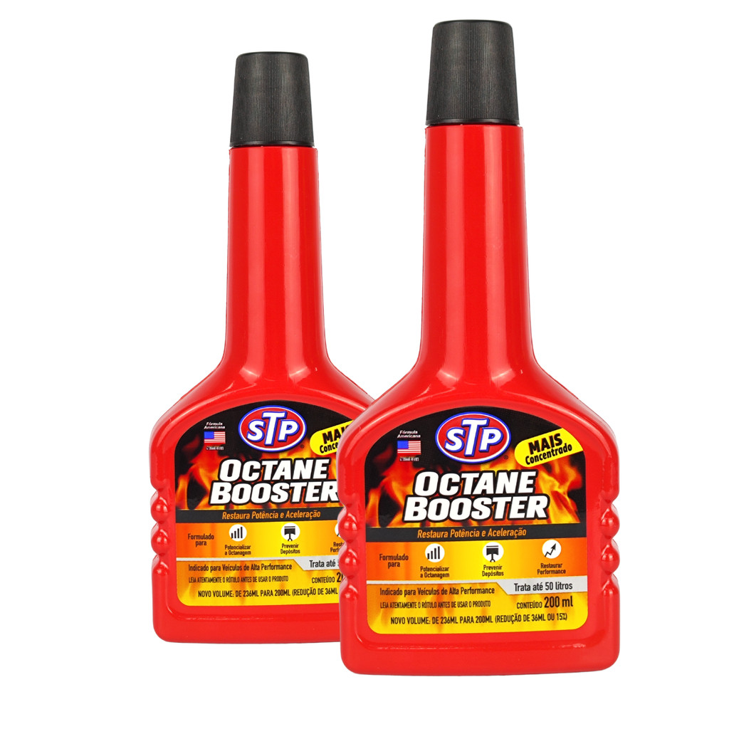 2 Aditivos Stp Octane Booster 2090brm 200ml