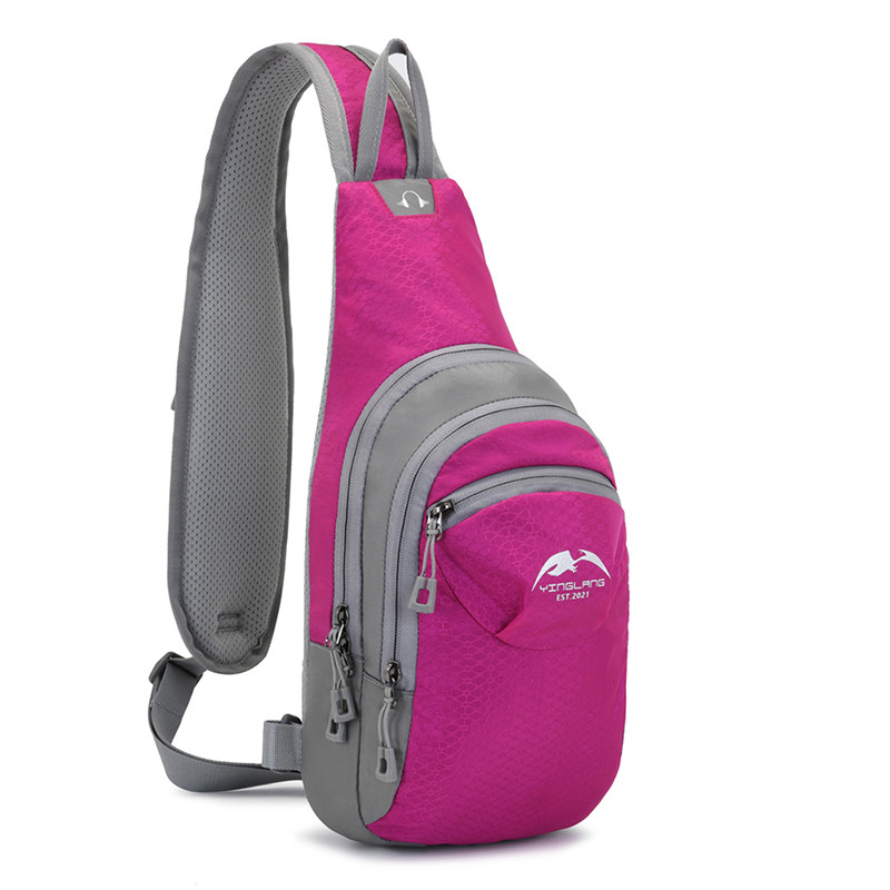 Saco de peito ao ar livre senhoras multifuncional saco do mensageiro lazer saco de peito esportes bolsa de ombro dos hom