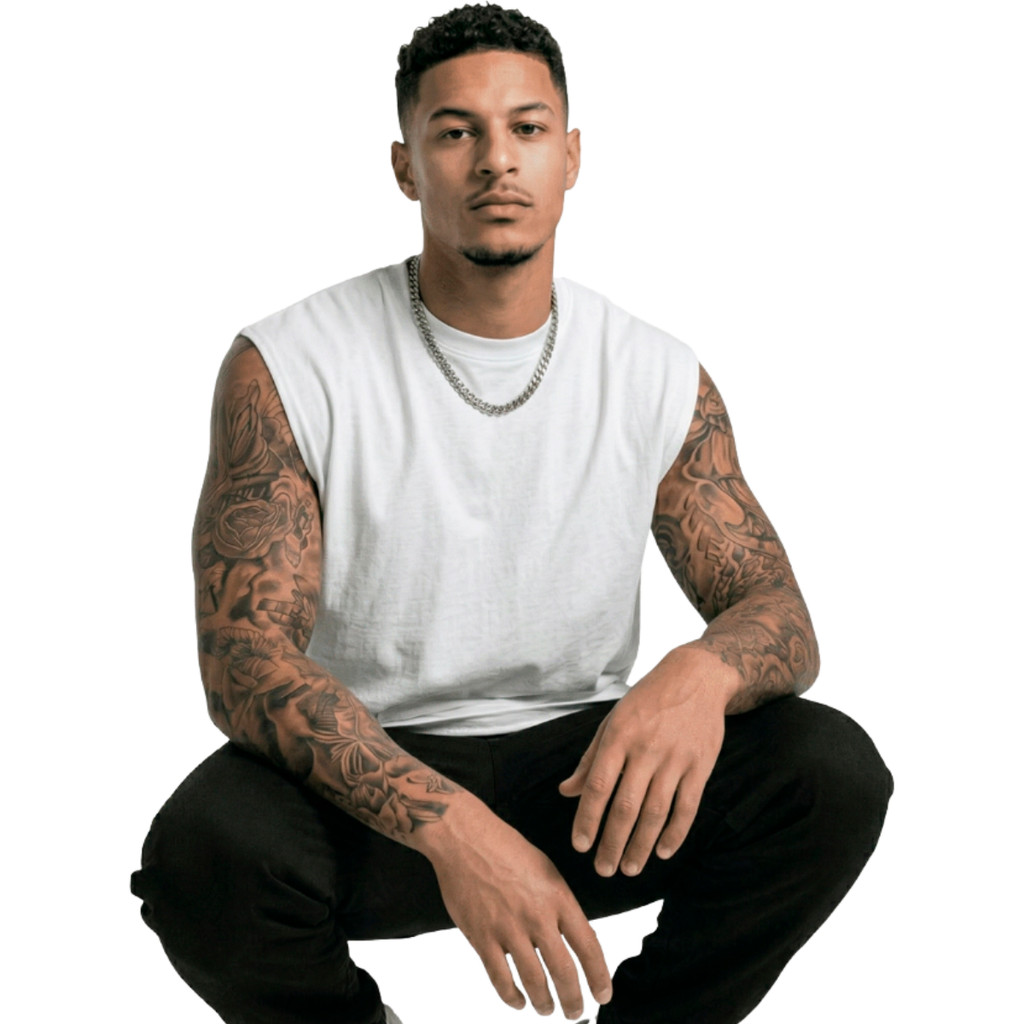 Camiseta Regata Oversized Masculina Malha Premium Academia Treino Fitness Básica Lisa Casual