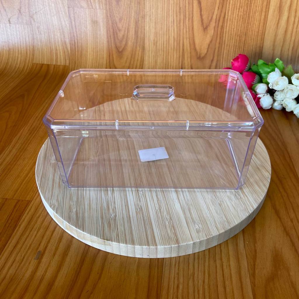 Caixa Retangular de Acrílico 20x12cm | Transparente Ideal para Organização