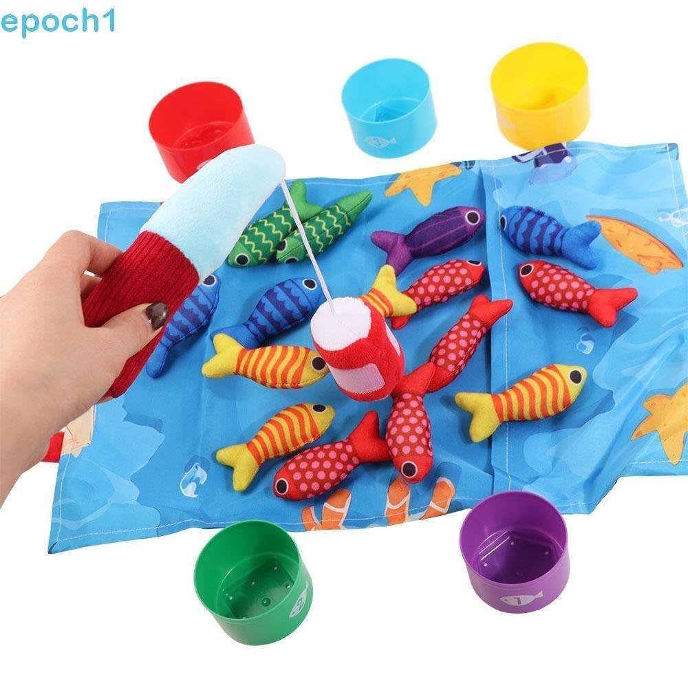 EPOCH1 Jogo De Pesca Infantil , Interativo Sensorial De Classificação De Cores Montessori , Brinquedos Sensoriais De Pan
