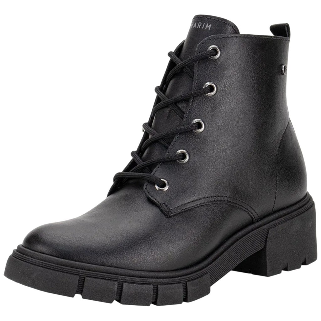 Bota Feminina Coturno Ramarim 2411121 Tratorado Salto Baixo