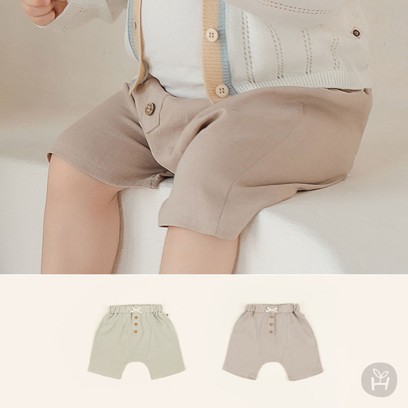 Coreia do sul importado autêntico bebê menino crianças calças verão estilo fino bebê menino Shorts calças de cinco ponto