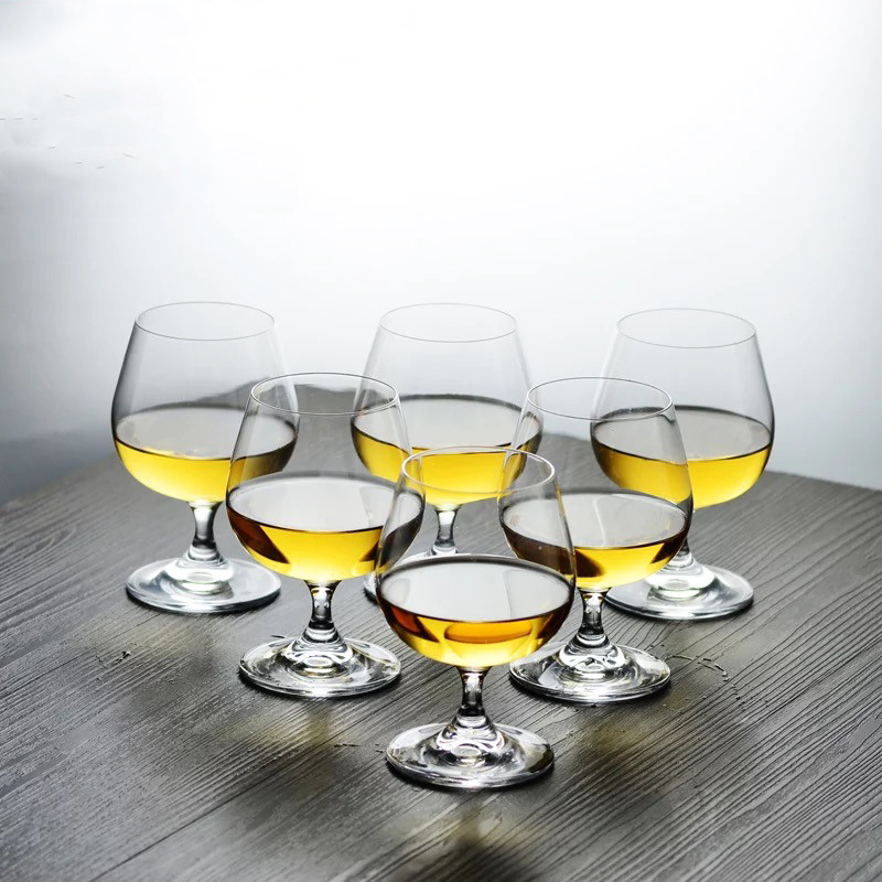 Copo de coquetel de cristal sem chumbo para coleta de Bar Brandy Glass 360ml Brandy Glass
