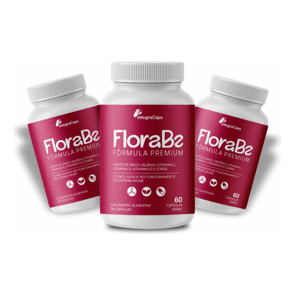 3x Florabe 60 Capsulas Original - Loja Oficial Envio Rapido