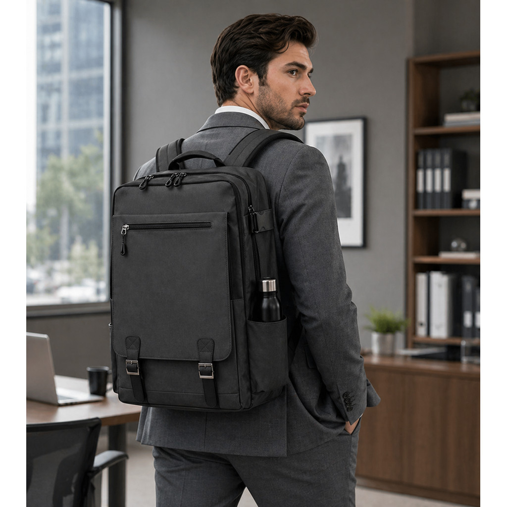 Mochila Executiva Masculina Impermeável Notebook Trabalho Grande Capacidade
