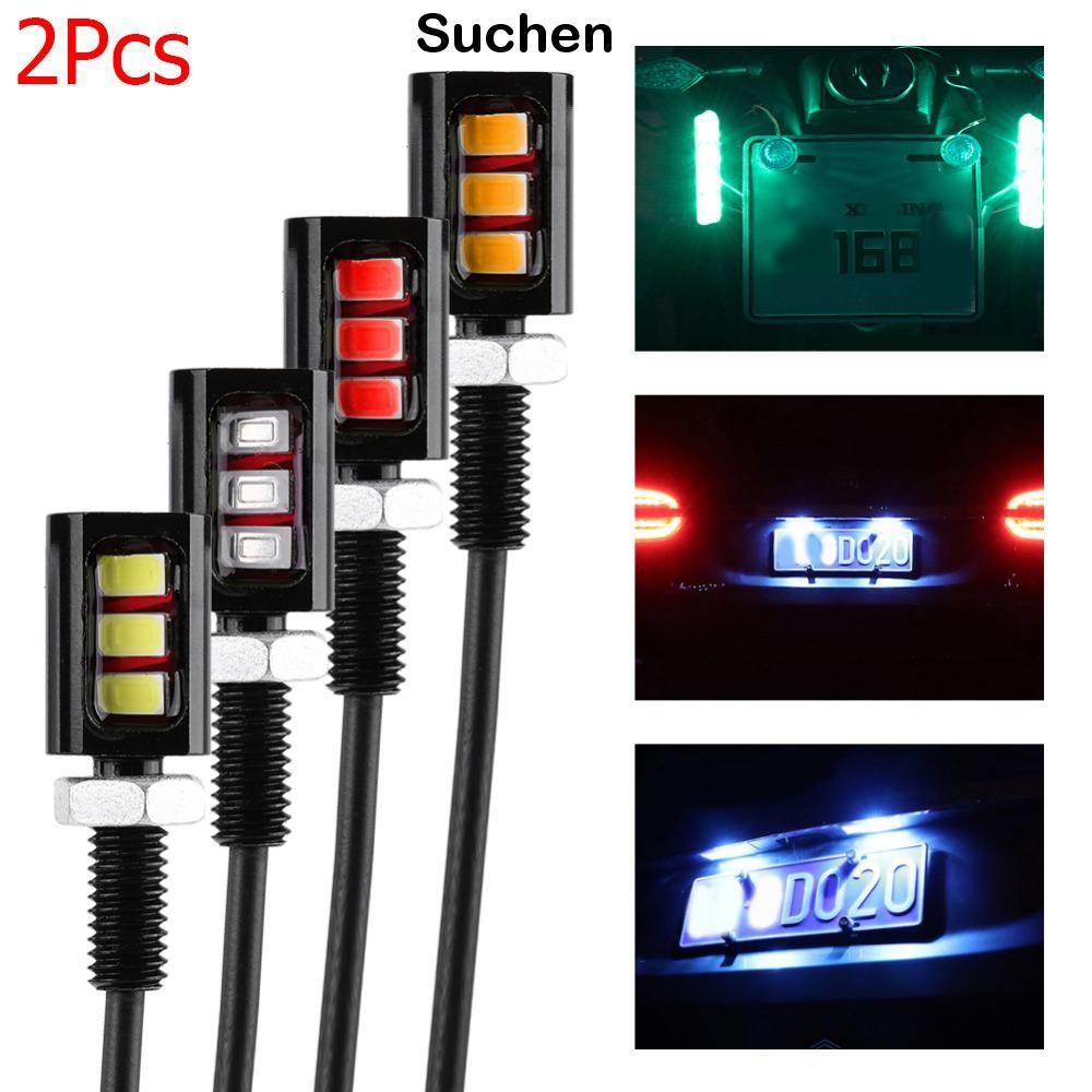 SUCHENBRI 2 Unidades De Parafuso De Lâmpada Para Carro E Motocicleta Auto 3 LED