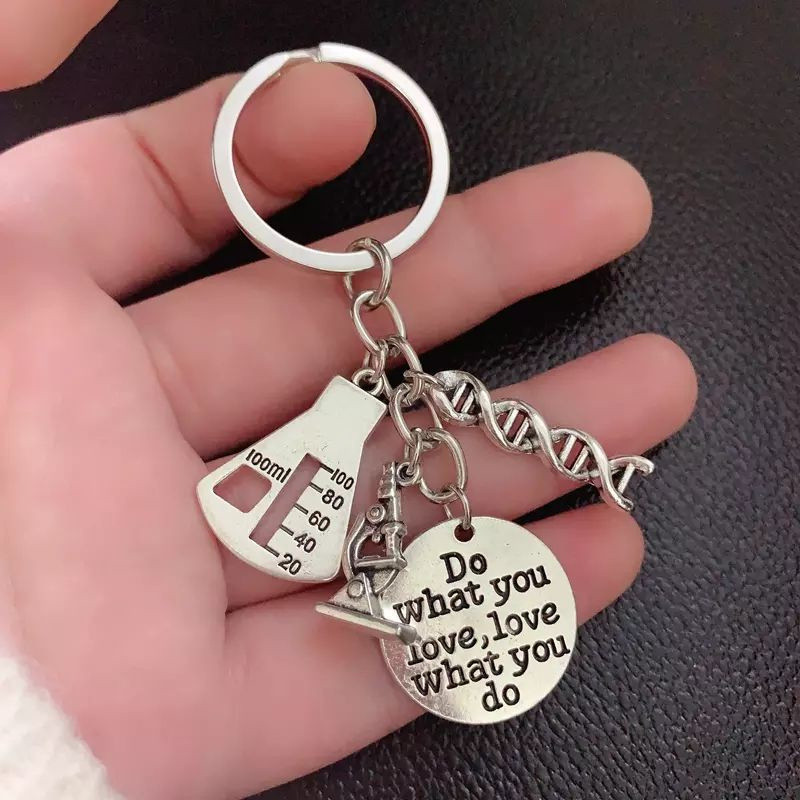 Chaveiro Amor Pela Ciência, Química, Biologia, Biomedicina, Farmácia, Laboratório, Pesquisa