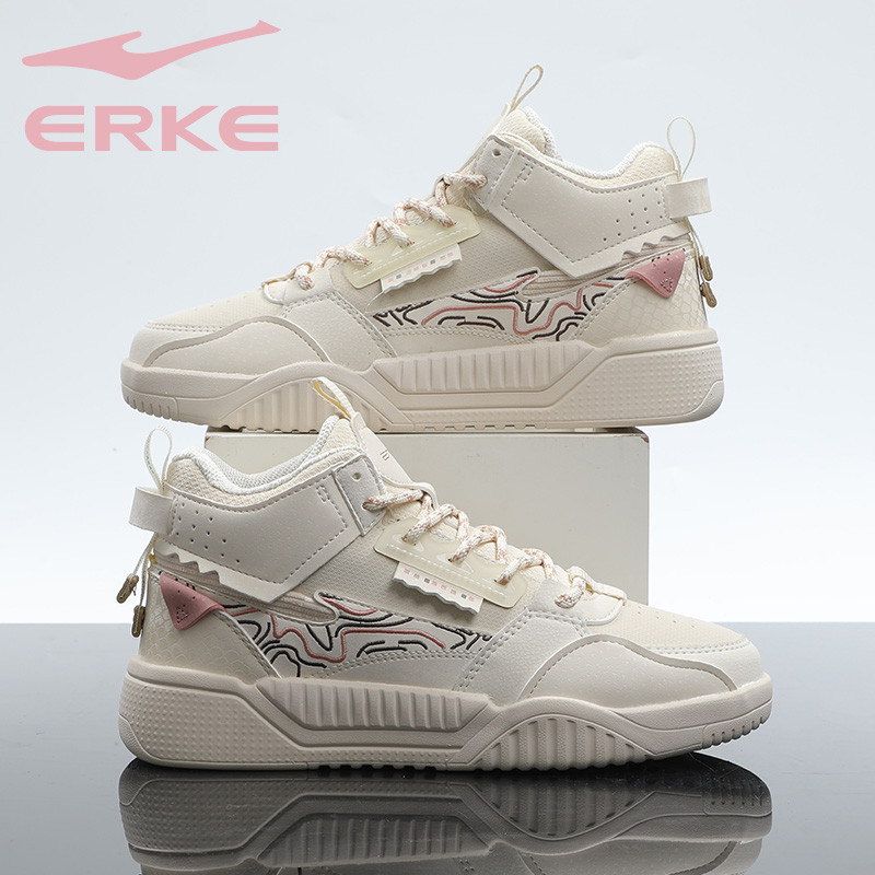 Hongxingerke sapatos femininos novo estilo primavera outono tênis de cano médio feminino leve tênis de sola macia menina