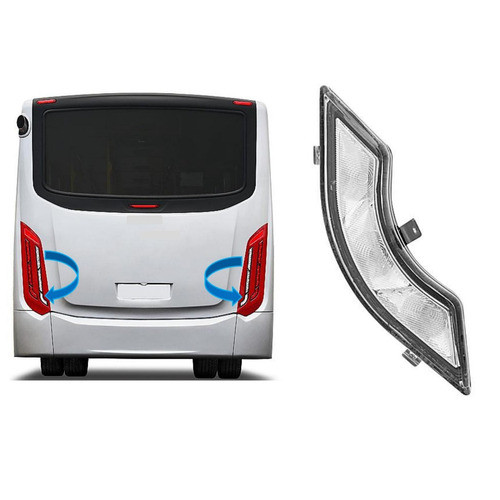 Lanterna Traseira para Ônibus Caio Apache VIP 3LED CR 24V