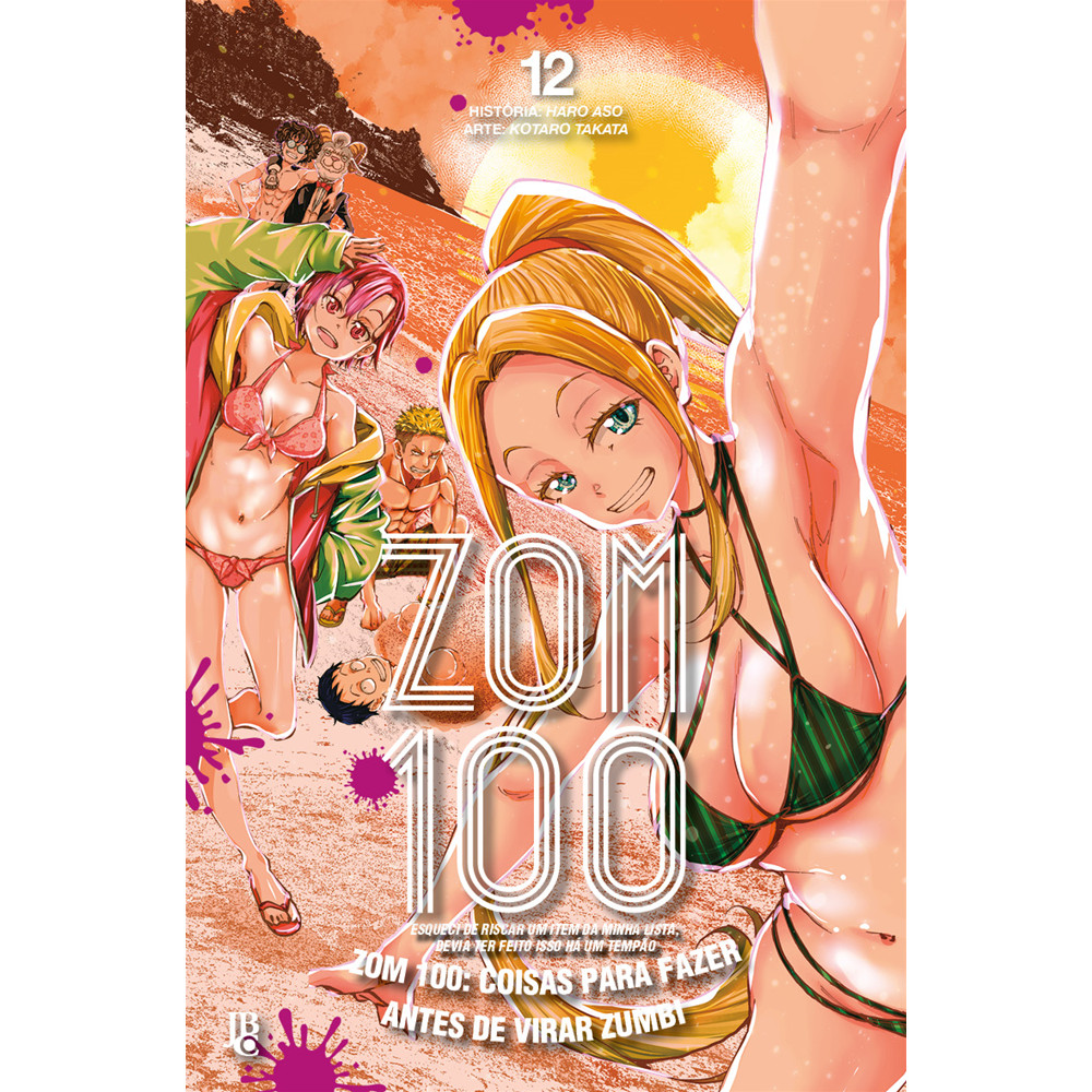 Capa do livro Mangá - Zom 100 - Coisas para fazer antes de virar zumbi Vol. 12 - Editora JBC
