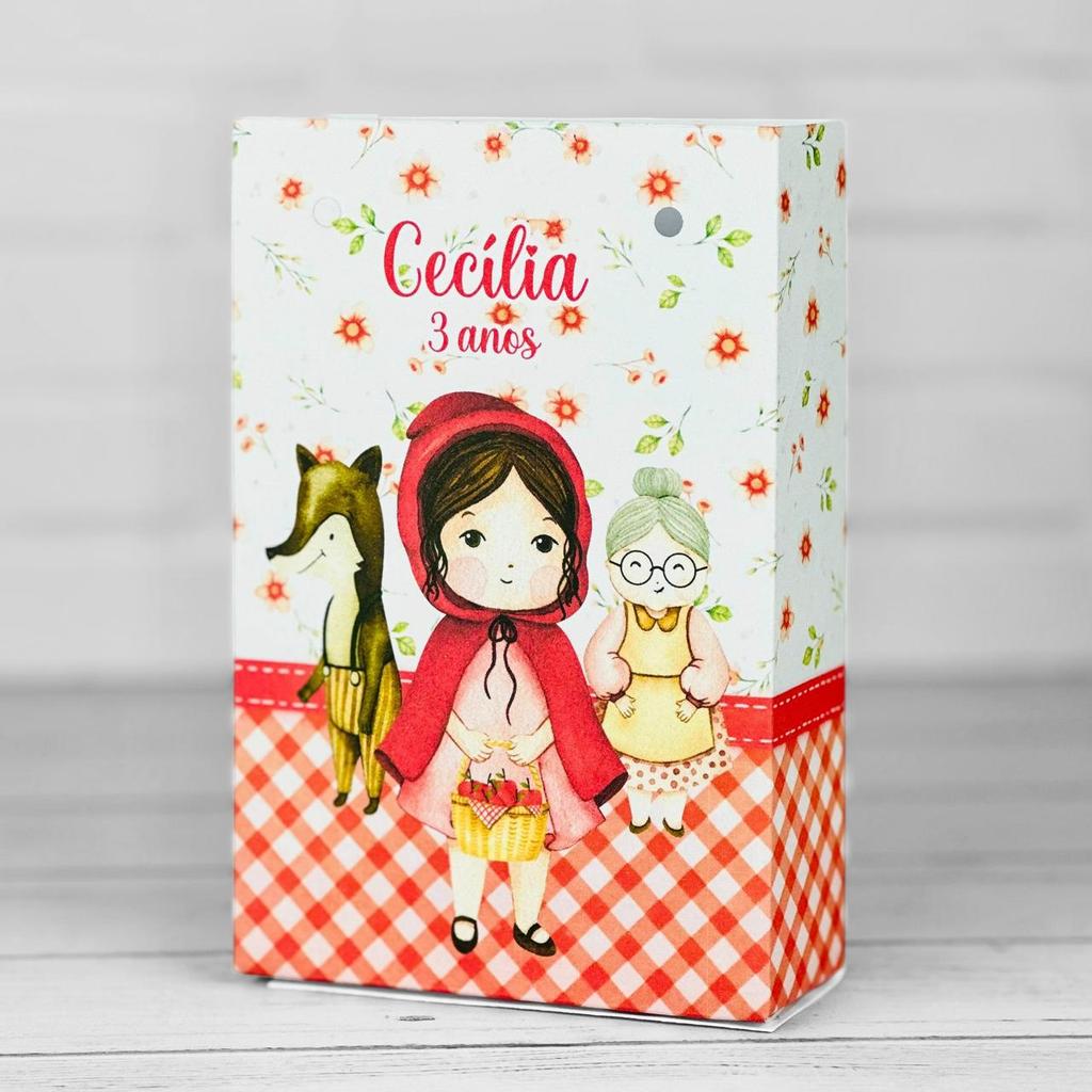 Sacolinha Personalizados CHAPEUZINHO VERMELHO  - PEGUE E MONTE) / Lembrancinha Mimos Festa Aniversário Infantil