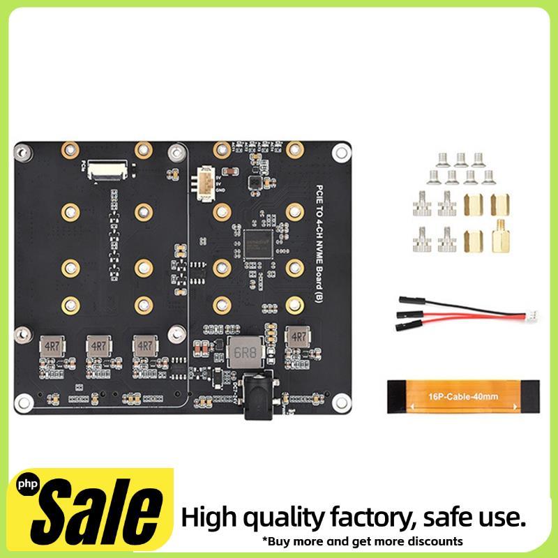 Para 5 PCIe to4-CH M . 2 NVMe SSD Placa Adaptadora Compatível Com 2280/2260/2242/2230 Discos Rígidos forPI5