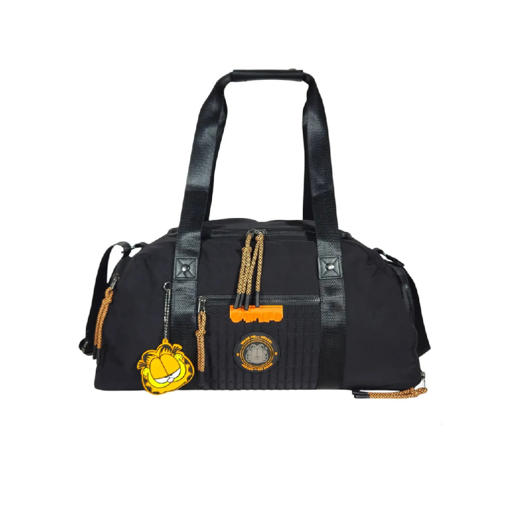 Bolsa Viagem Garfield Preta Alça Transversal