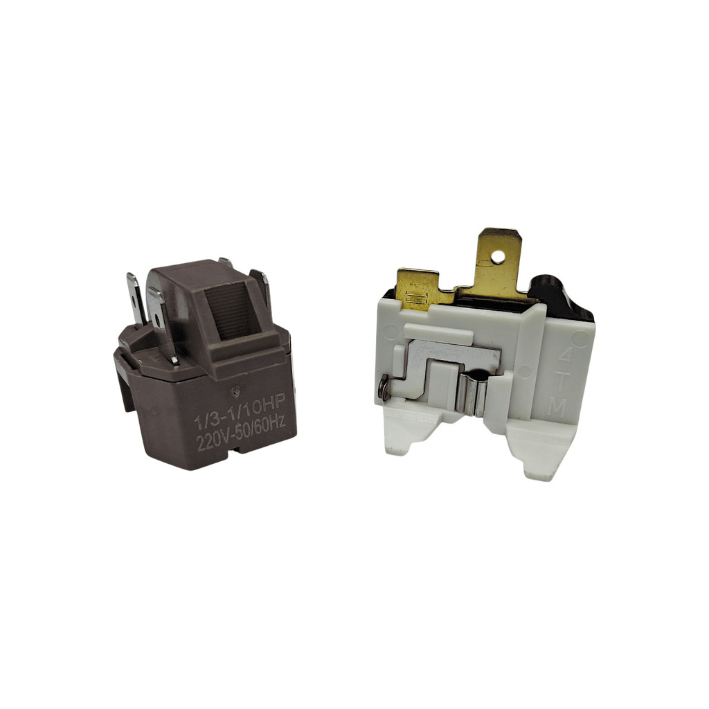 KIT C/ RELÉ PARTIDA E PROTETOR TÉRMICO PTC UP P/ MOTOR COMPRESSOR 1/3HP A 1/10HP 220V
